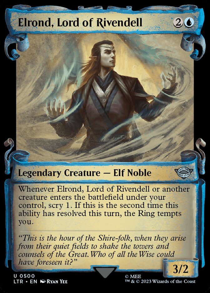 Elrond, Lord of Rivendell Showcase Silver Foil