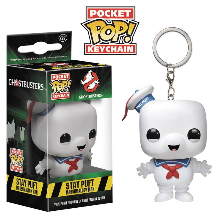 POP! KEYCHAIN STAY PUFT MARSHMALLOW MAN