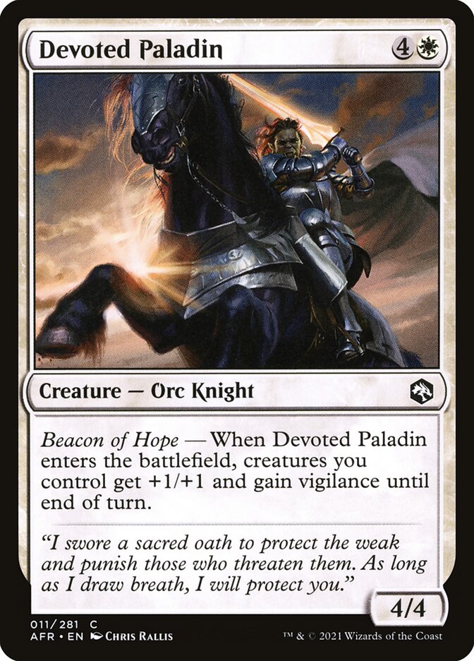 Devoted Paladin Foil