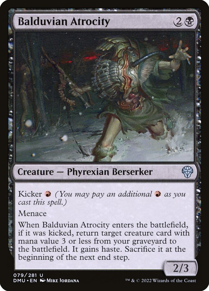 Balduvian Atrocity Foil