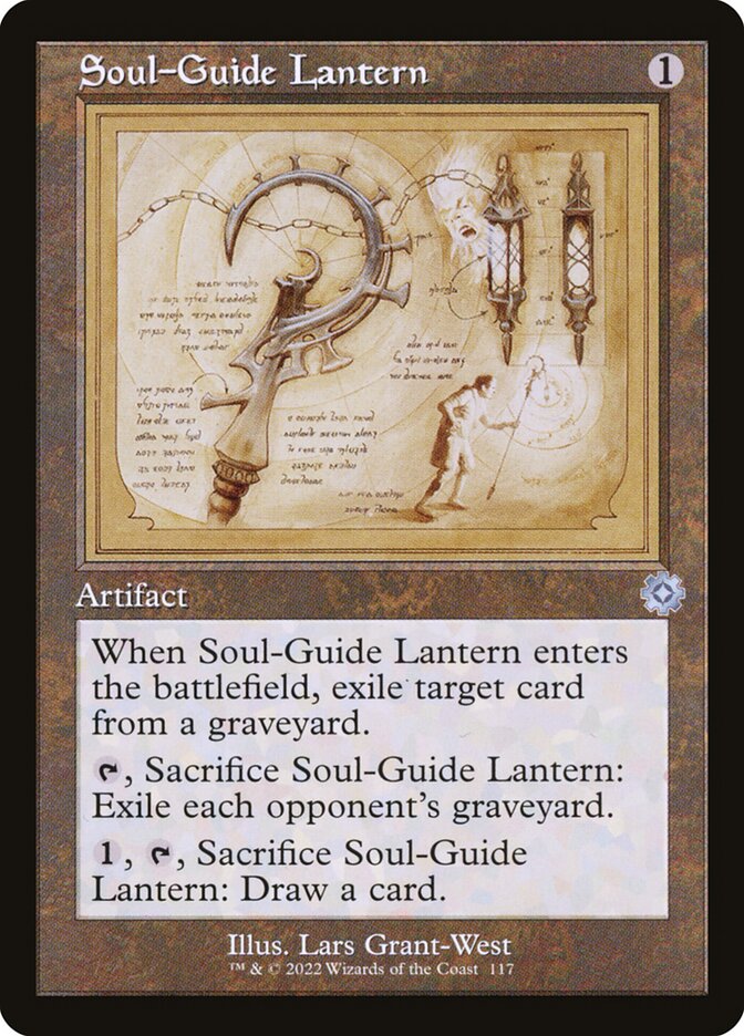 Soul-Guide Lantern Retro Frame