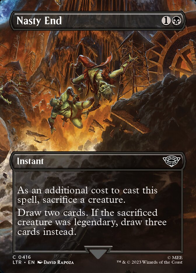 Nasty End Borderless Foil