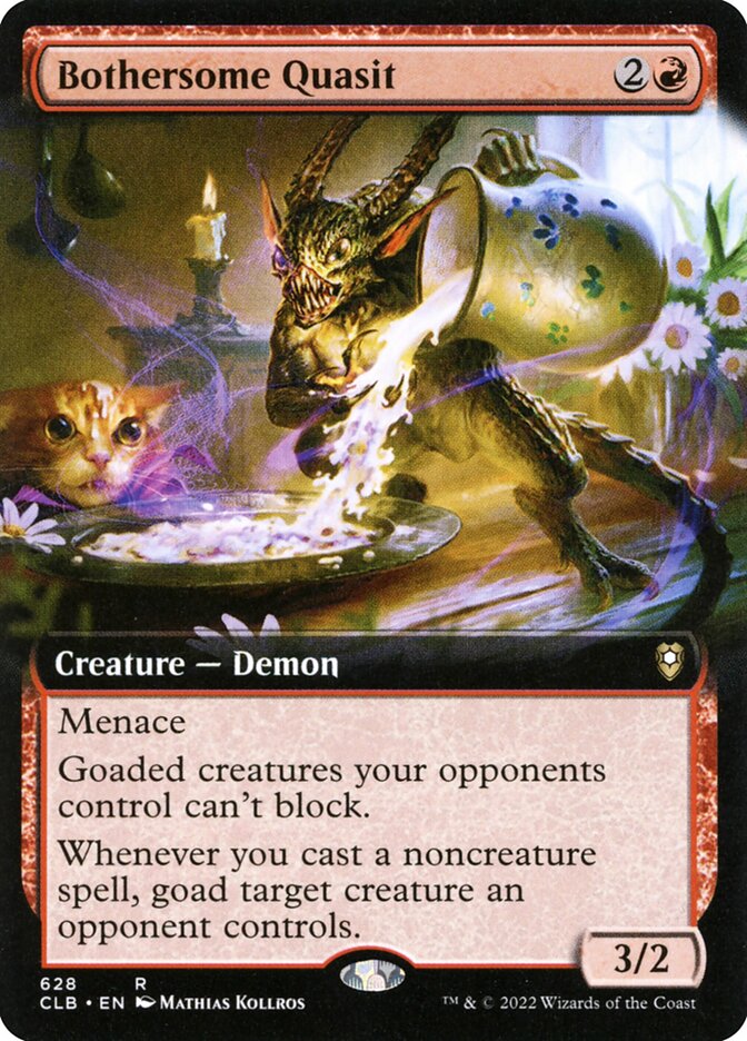 Bothersome Quasit Extended Art