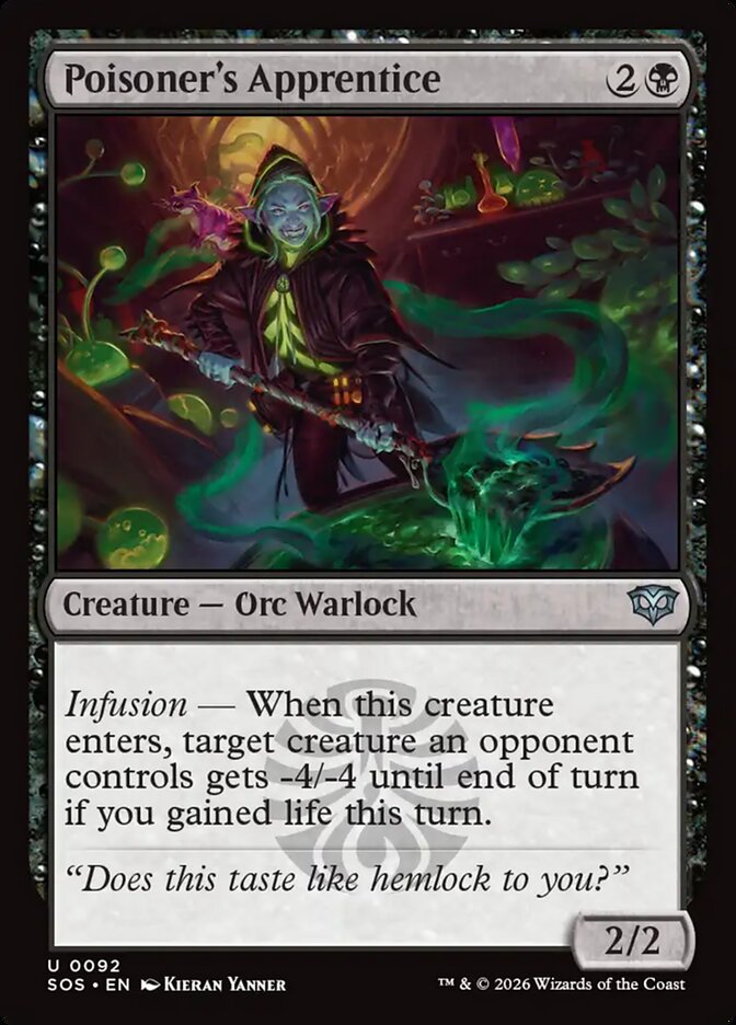 Poisoner's Apprentice Foil