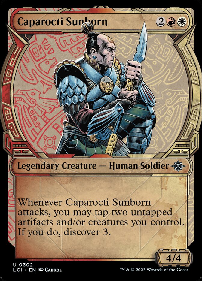 Caparocti Sunborn Showcase Foil