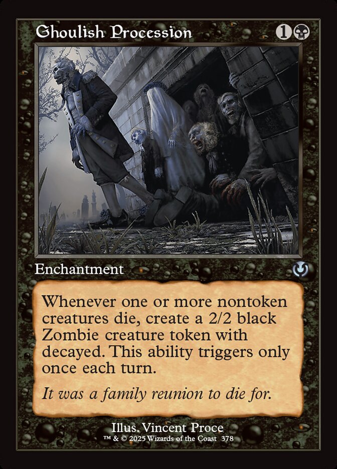 Ghoulish Procession Retroframe