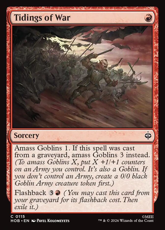 Tidings of War Foil