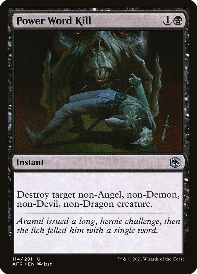 Power Word Kill Foil
