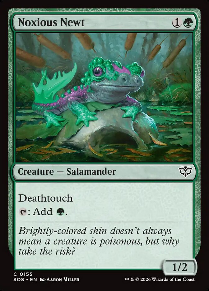 Noxious Newt Foil