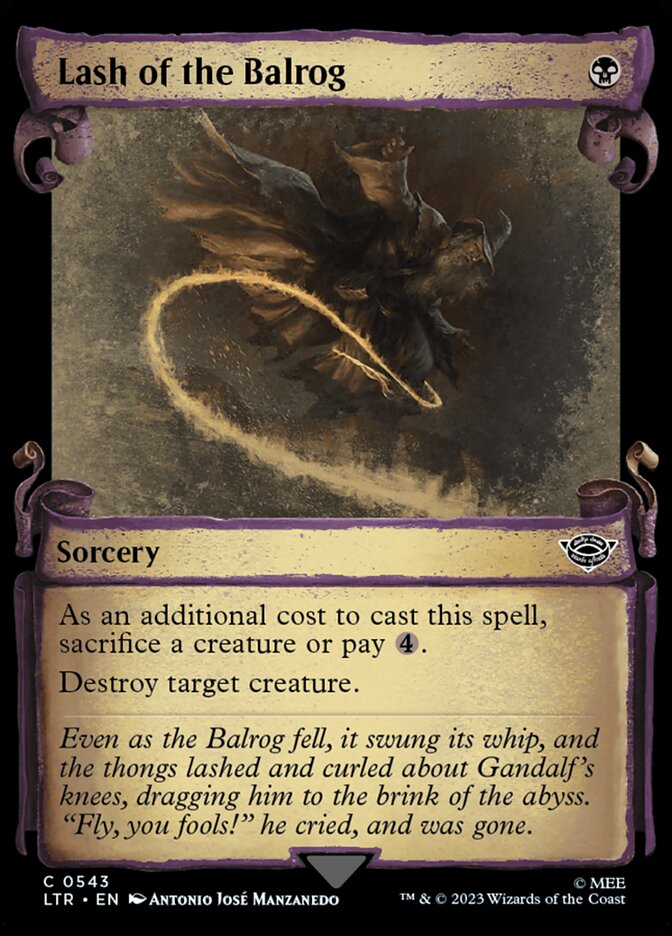 Lash of the Balrog Showcase