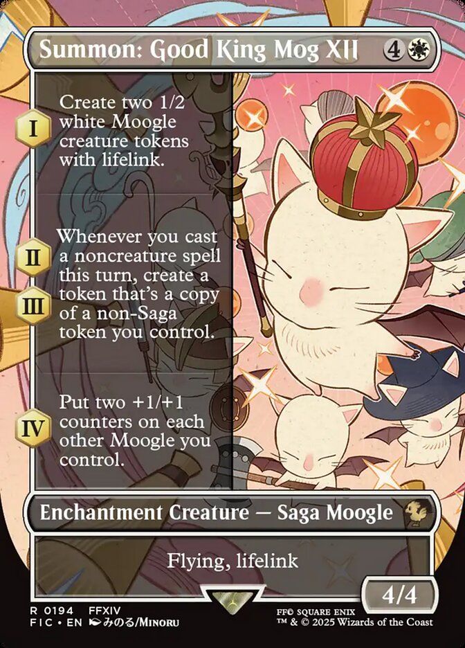 Summon: Good King Mog XII Borderless