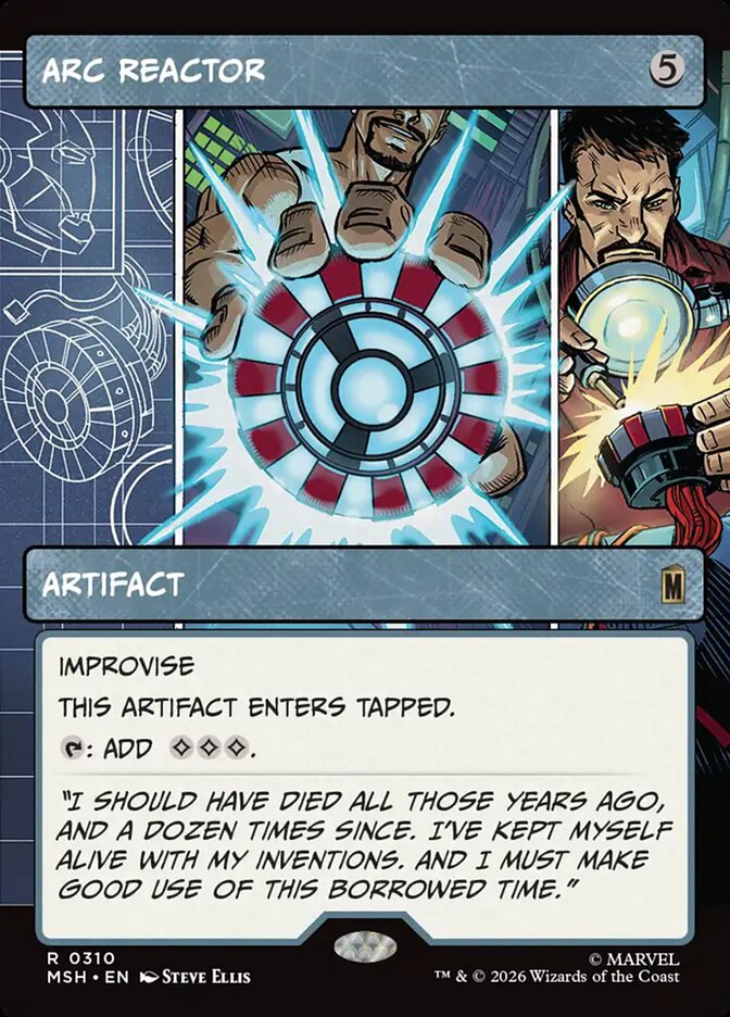 Arc Reactor Showcase Foil