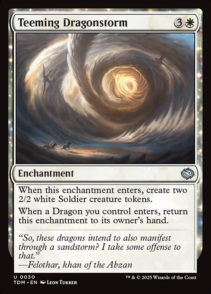 Teeming Dragonstorm Foil