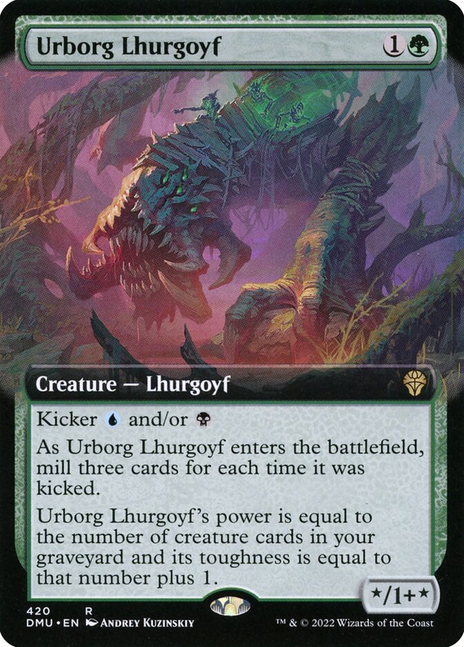 Urborg Lhurgoyf Extended Art