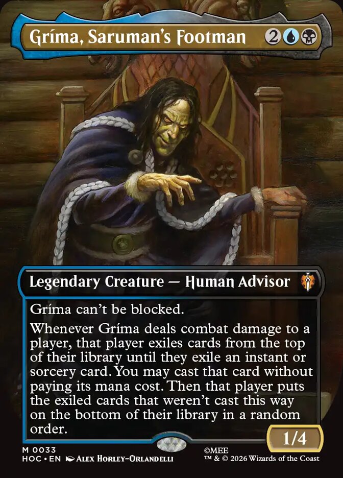 Gríma, Saruman's Footman Classic Artist Foil