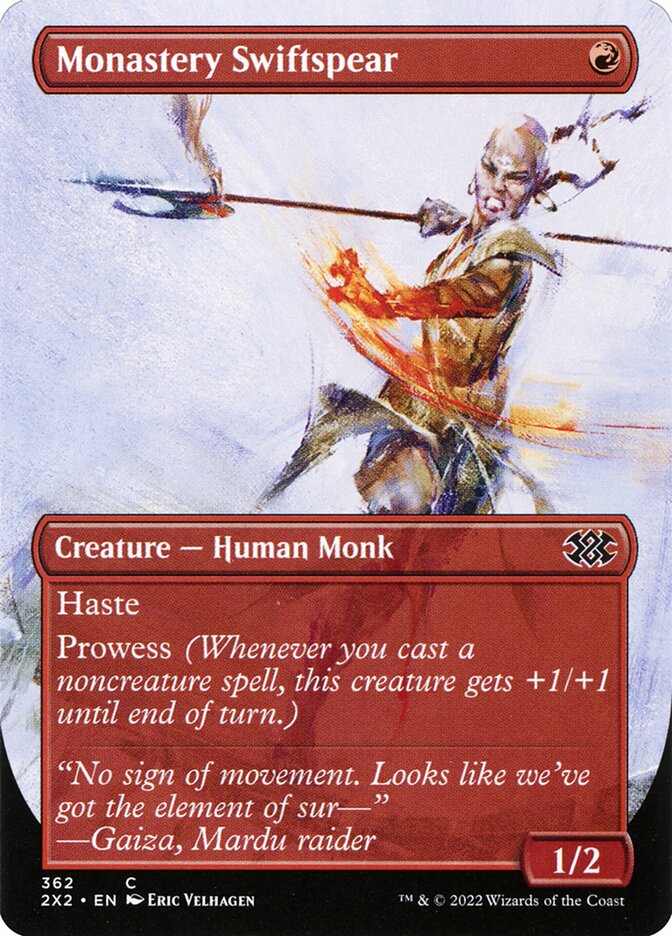 Monastery Swiftspear Borderless Foil