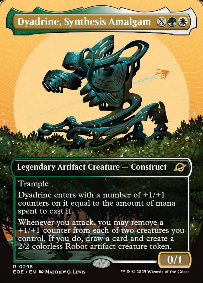 Dyadrine, Synthesis Amalgam Borderless Foil
