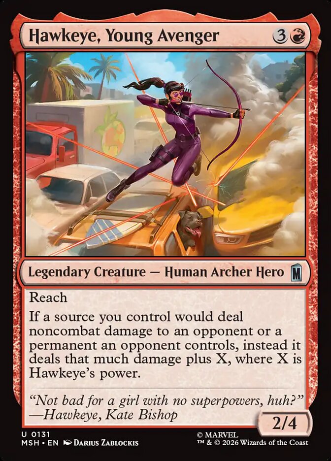 Hawkeye, Young Avenger Foil