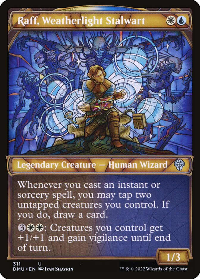 Raff, Weatherlight Stalwart Showcase Foil