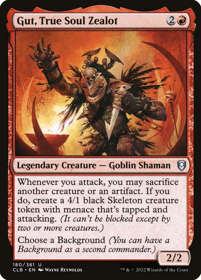 Gut, True Soul Zealot Foil