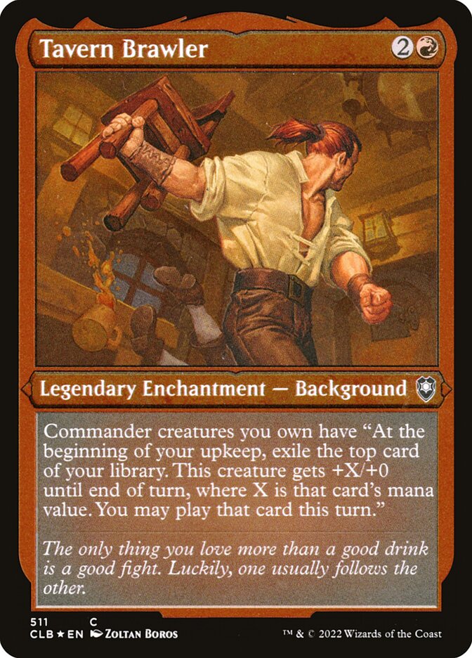 Tavern Brawler Etched Foil