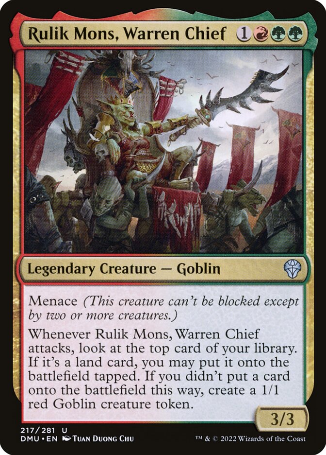 Rulik Mons, Warren Chief Foil