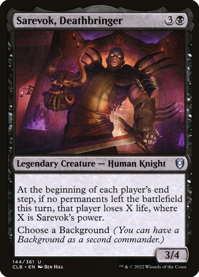 Sarevok, Deathbringer Foil
