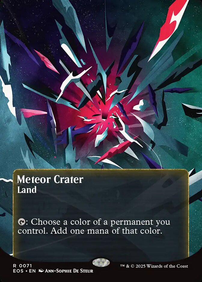 Meteor Crater Poster Stellar Sights