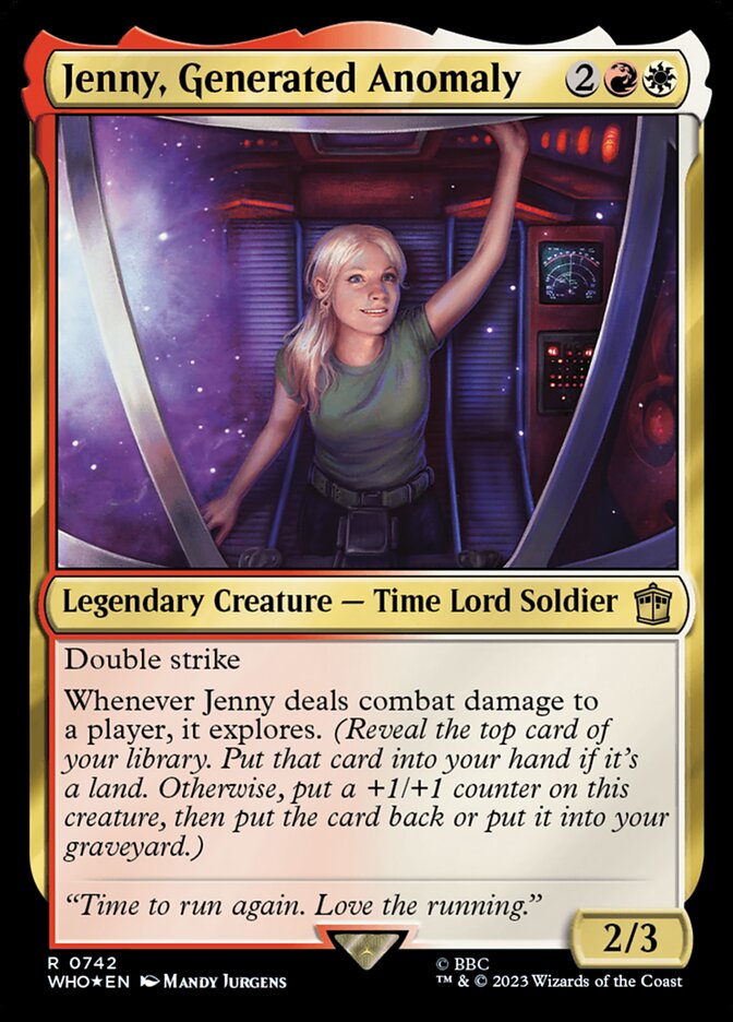 Jenny, Generated Anomaly Surge Foil