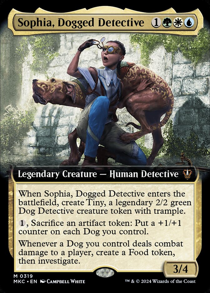 Sophia, Dogged Detective Extended Art
