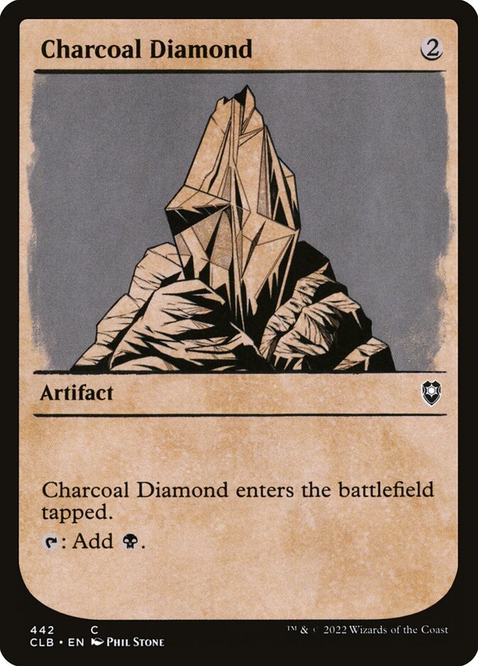 Charcoal Diamond Showcase Foil