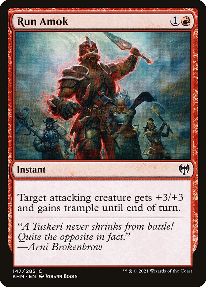 Run Amok Foil
