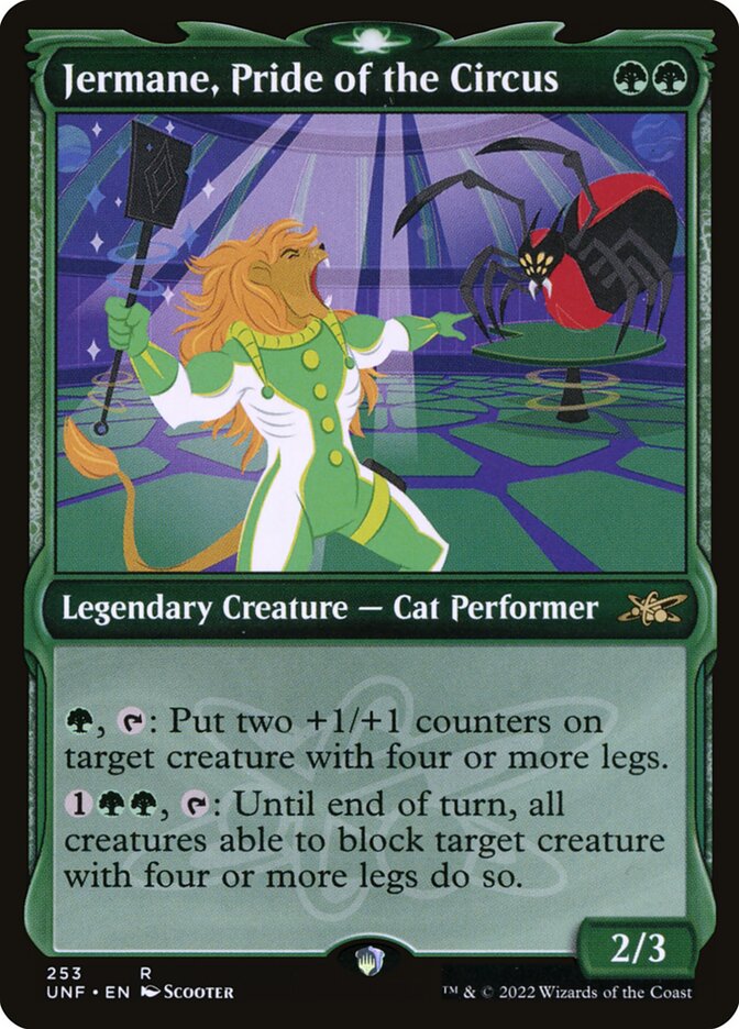 Jermane, Pride of the Circus Showcase Foil