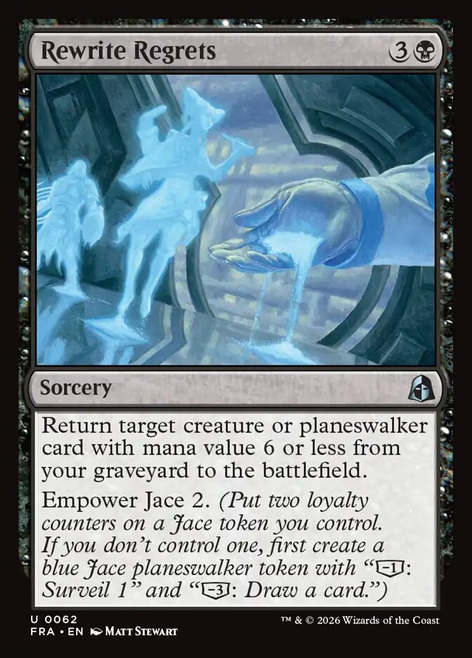 Rewrite Regrets Foil