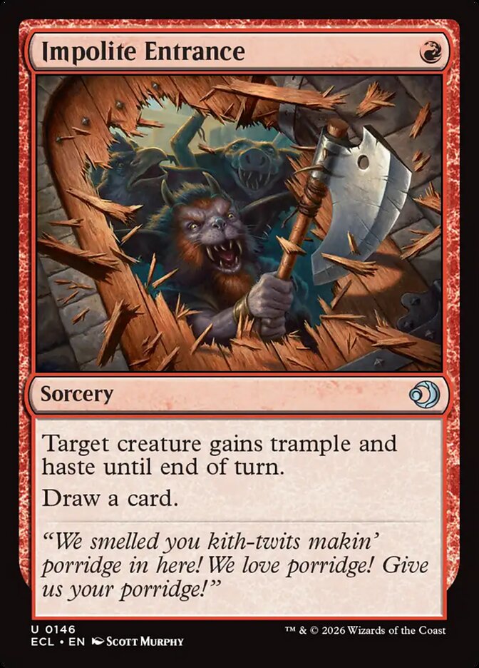 Impolite Entrance Foil