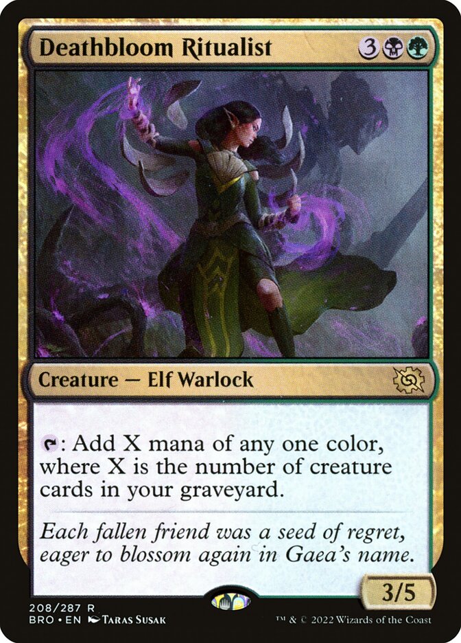Deathbloom Ritualist Foil