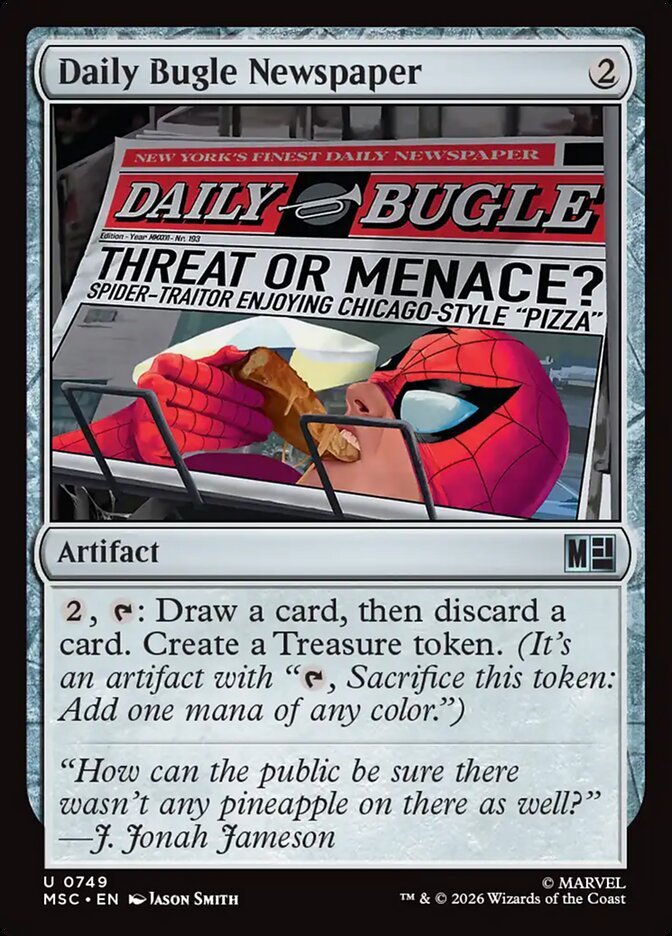 Daily Bugle Newspaper Foil