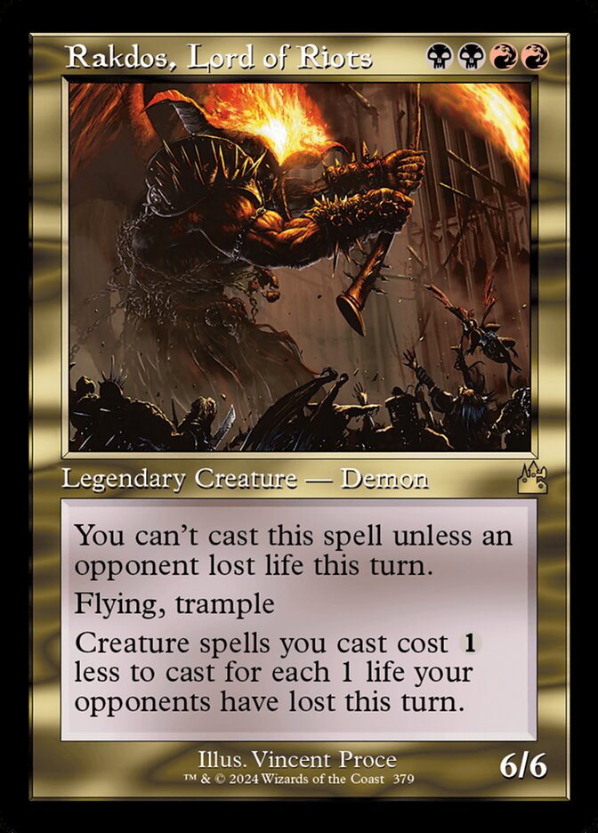 Rakdos, Lord of Riots Retro Frame