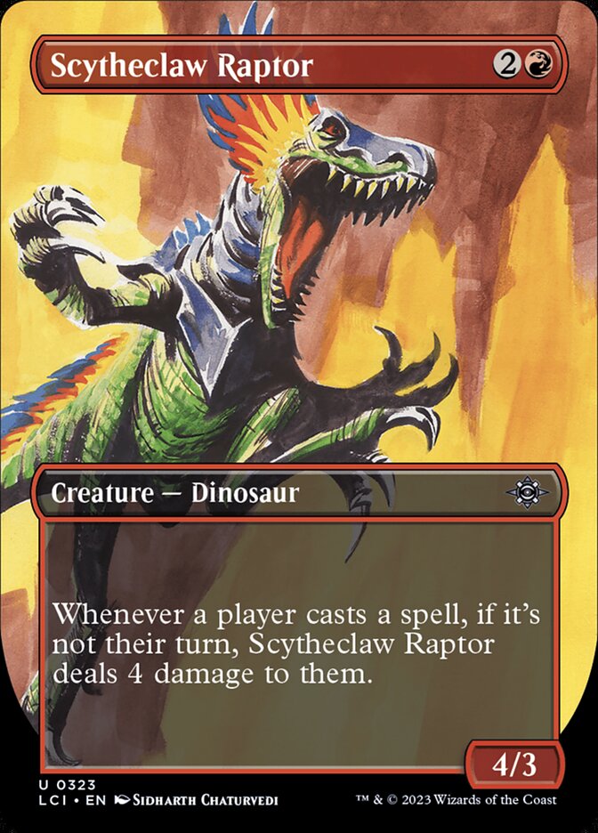 Scytheclaw Raptor Borderless Foil
