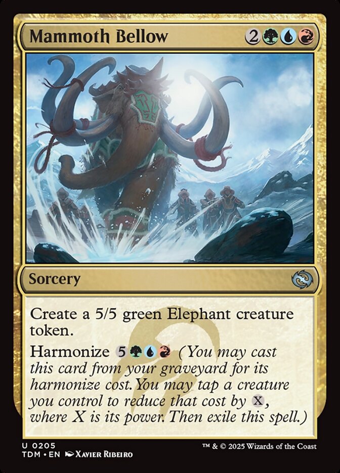 Mammoth Bellow Foil