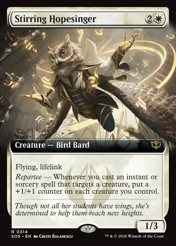 Stirring Hopesinger Extended Art