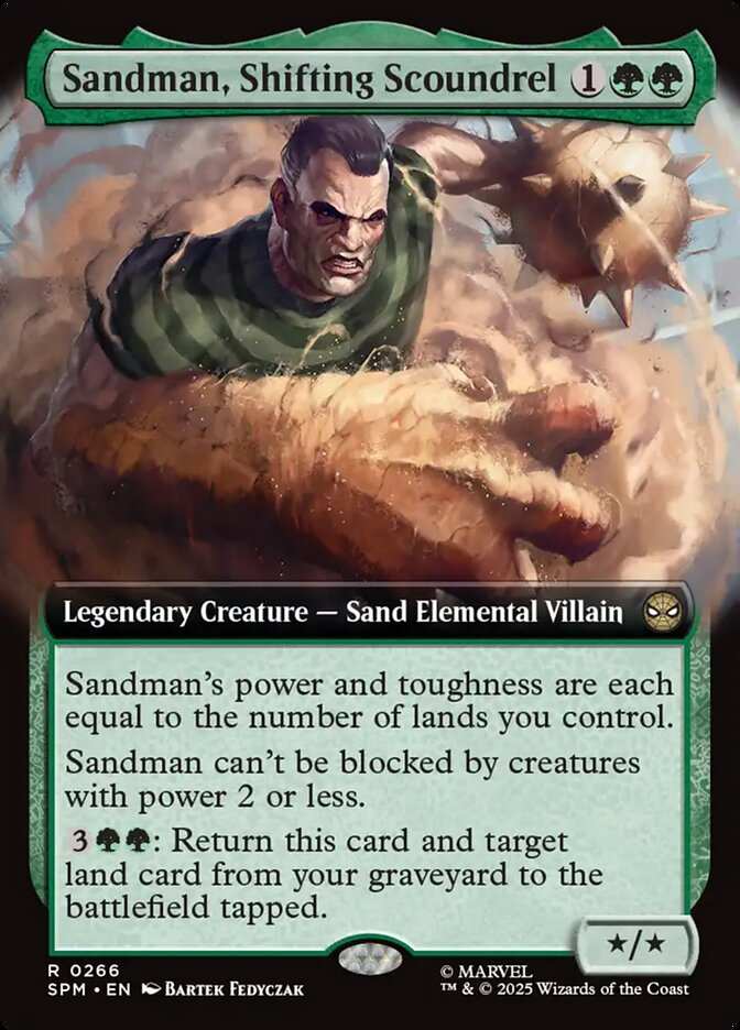 Sandman, Shifting Scoundrel Extended Art