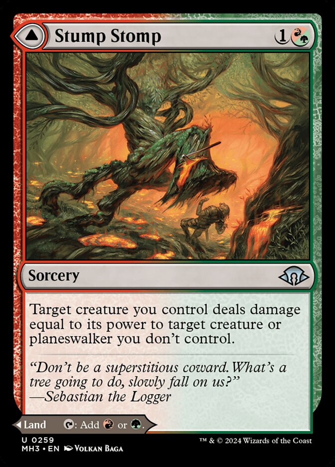 Stump Stomp // Burnwillow Clearing Foil