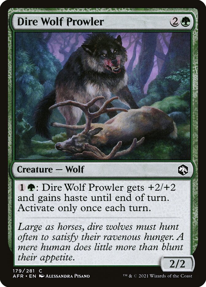 Dire Wolf Prowler Foil