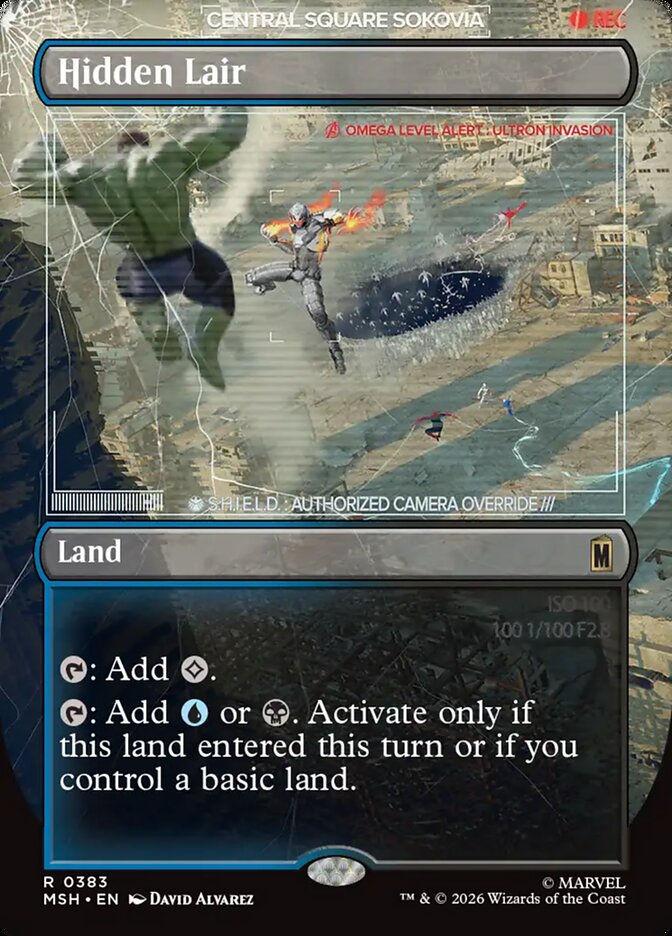 Hidden Lair Borderless Foil