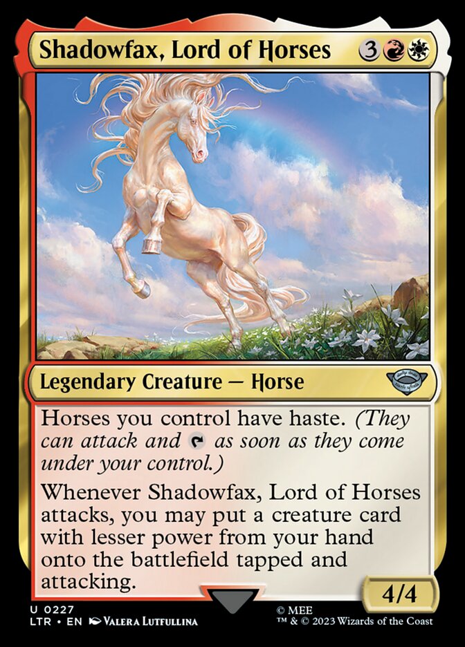 Shadowfax, Lord of Horses Foil