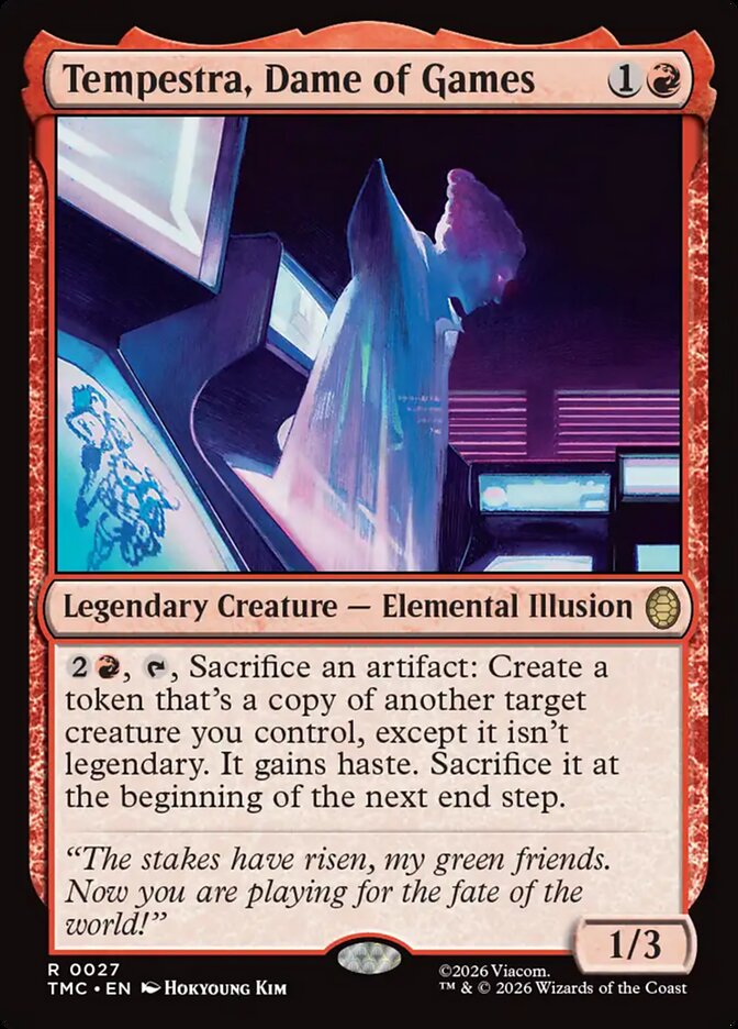 Tempestra, Dame of Games Surge Foil