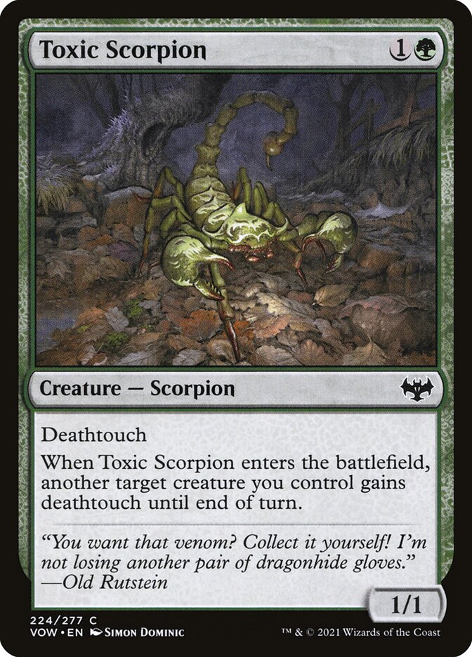 Toxic Scorpion Foil