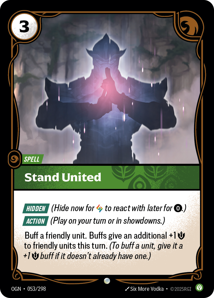 Stand United Foil