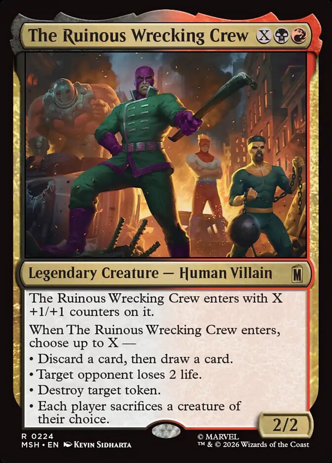 The Ruinous Wrecking Crew Foil